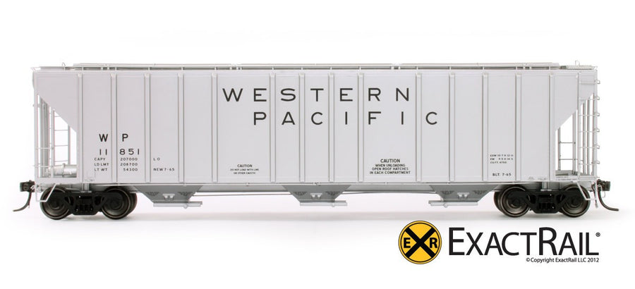 HO Scale: Magor 4750 Covered Hopper - Western Pacific