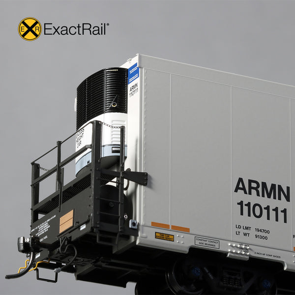HO Scale Trinity TRINCool 64' Reefer, Phase 1 ARMN As Delivered