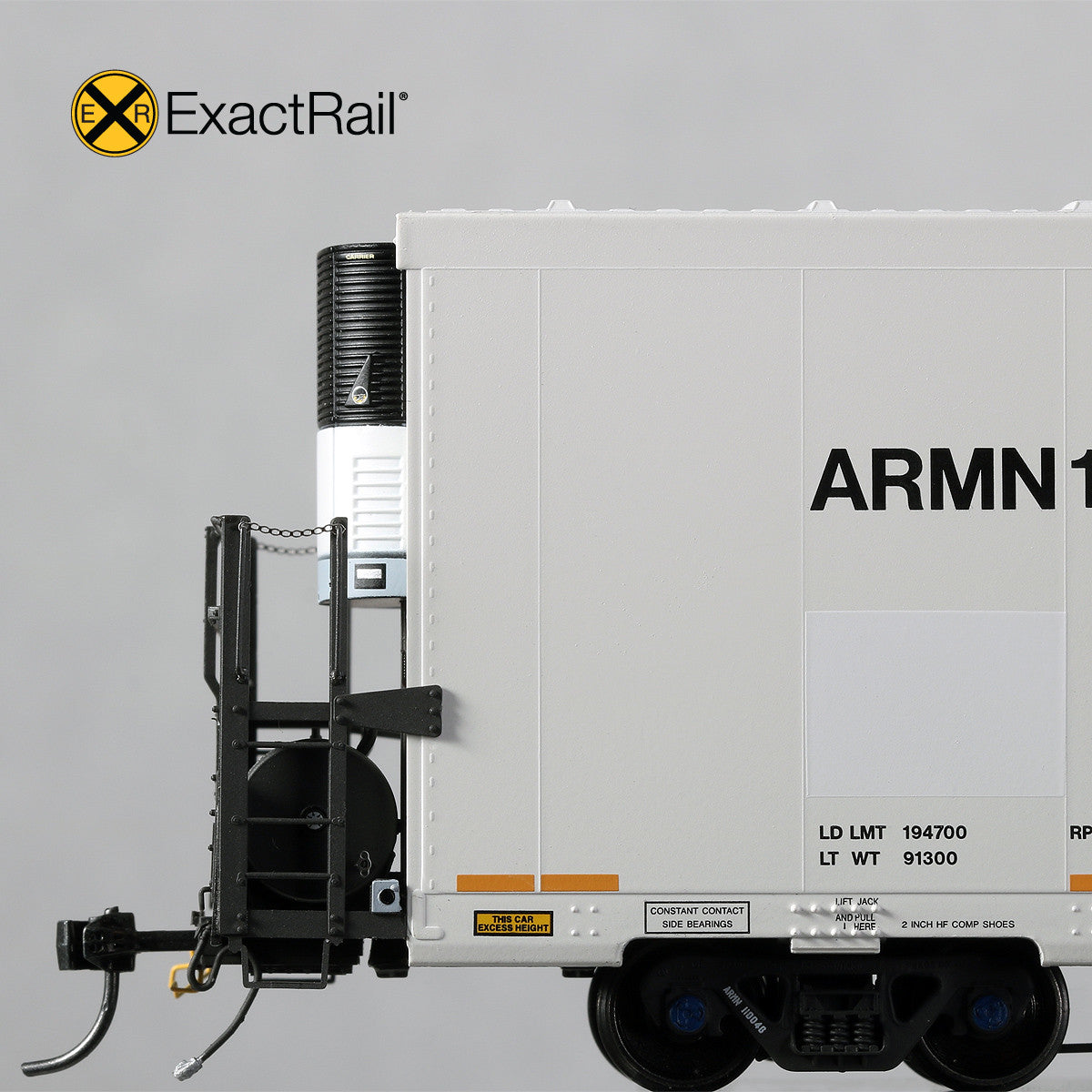 HO Scale Trinity TRINCool 64' Reefer, Phase 1 ARMN Repatch Scheme