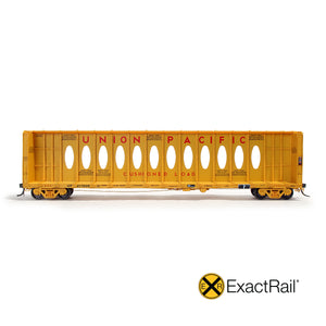 HO Scale: Thrall 63' Centerbeam Flat Car - Union Pacific