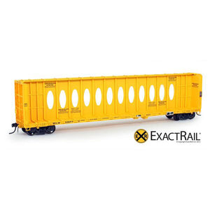 HO Scale: Thrall 63' "Opera Window" Center-Beam Flat Car - MILW "As Delivered"