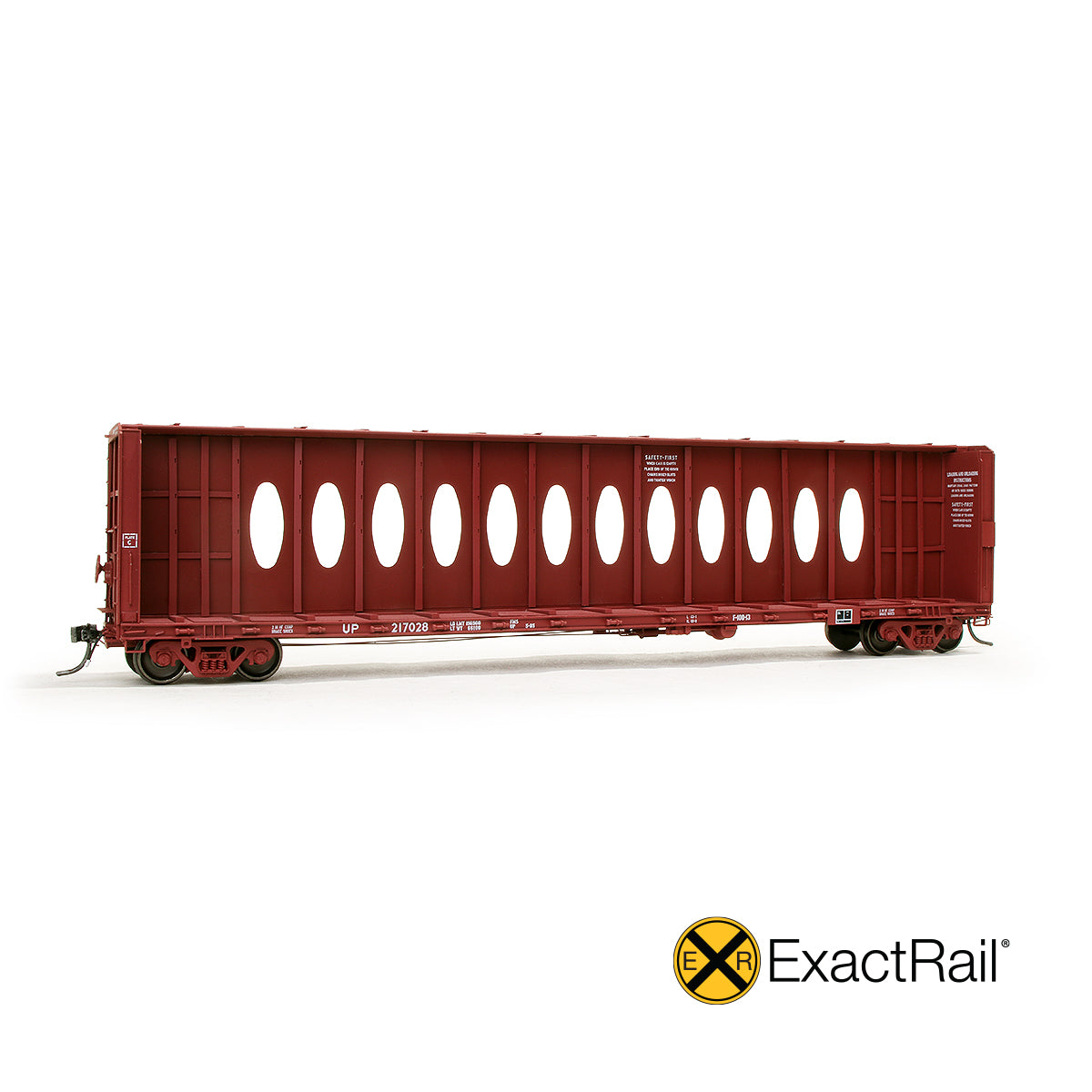 MTH Rail King semi scale P&LE Center Beam Flat Car, 3 rail - The Public MTH Rail King semi scale P&LE Center Beam Flat Car, 3 rail - The Public