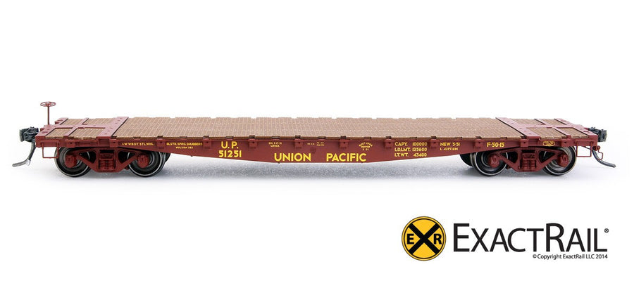 HO Scale: GSC 42' Flat Car - UP - 1951 'As Delivered'