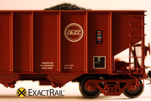 Bethlehem 3737 Hopper : CEI : 1973 "As Delivered" - ExactRail Model Trains - 7