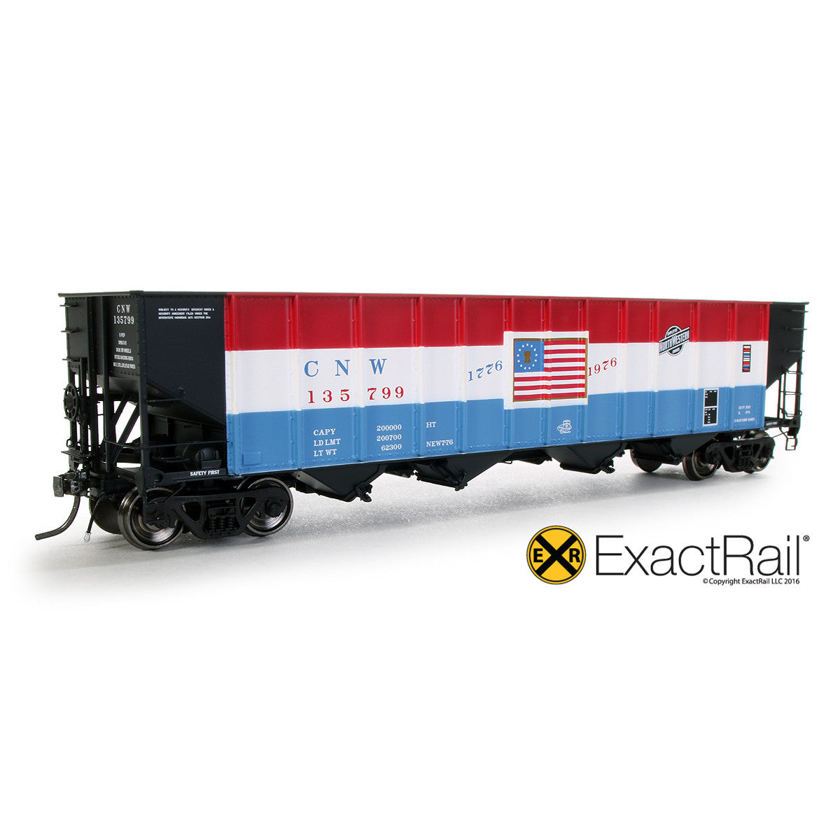 HO Model Train Bethlehem 3737 Hopper | CEI | ExactRail