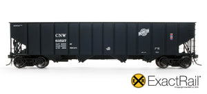 Bethlehem 3737 Hopper : CNW : 1971 "As Delivered" - ExactRail Model Trains - 2
