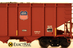 Bethlehem 4000 Hopper : MP : UP Non-Standard Lettering Style - ExactRail Model Trains - 6