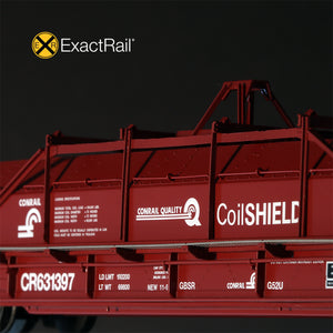 HO Scale: Thrall 54' Coil Car - Conrail '1993 As Delivered'