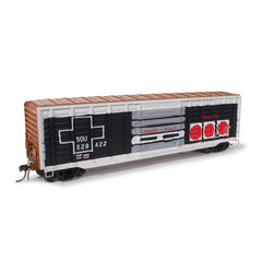 HO Scale: P-S 5277 Waffle Boxcar - Norfolk Southern SOU Controller Graffiti