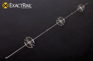 Brass Irrigation Wheel Line - ExactRail Model Trains - 3