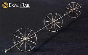 Brass Irrigation Wheel Line - ExactRail Model Trains - 6