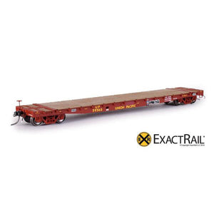 HO Scale: GSC 53'-6" Flat Car - 43'-3" Truck Centers - UP - MOW - 59560