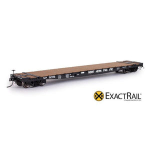 HO Scale: GSC 53'-6" Flat Car - 43'-3" Truck Centers - NP - 1965 'As Delivered'