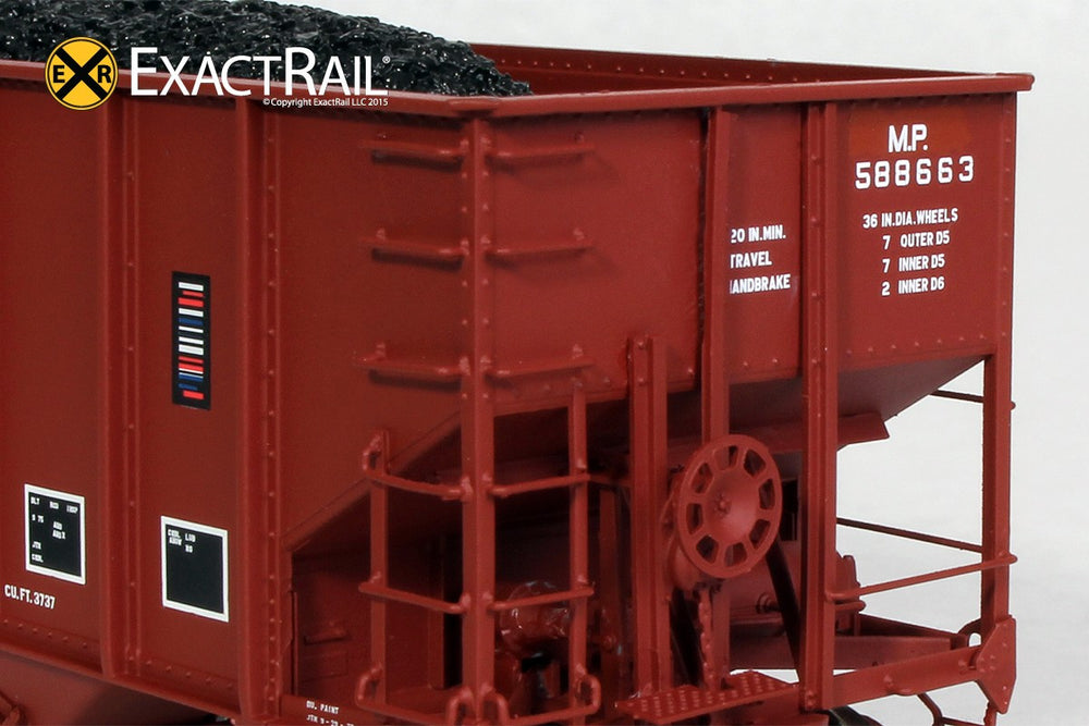 HO Scale Bethlehem 3737 Hopper | MP 588663 | ExactRail - ExactRail ...