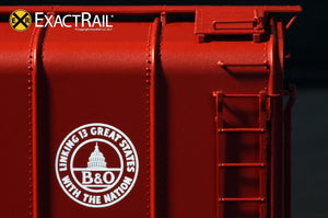 B&O M-53 Wagontop Boxcar : Early 13 Great States - ExactRail Model Trains - 6