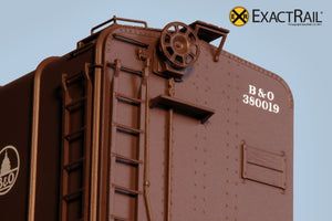 B&O M-53 Wagontop Boxcar : Wartime Kuhler - ExactRail Model Trains - 3