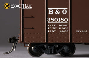 B&O M-53 Wagontop Boxcar : 1937 - ExactRail Model Trains - 6