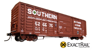 X - PS 50' Waffle Box Car : SOU - ExactRail Model Trains - 6