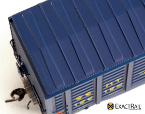X - PS 50' Waffle Box Car : CSXT - ExactRail Model Trains - 7