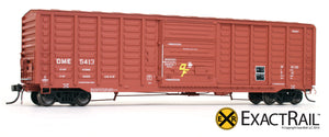 X - PS 50' Waffle Box Car : DME - ExactRail Model Trains - 5