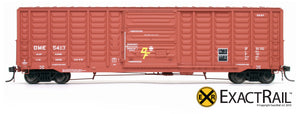 X - PS 50' Waffle Box Car : DME - ExactRail Model Trains - 6