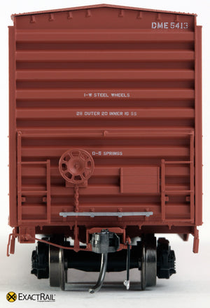X - PS 50' Waffle Box Car : DME - ExactRail Model Trains - 3