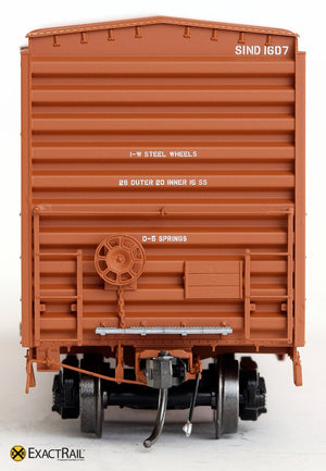 PS 50' Waffle Boxcar : SIND - ExactRail Model Trains - 3