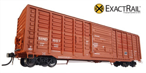 PS 50' Waffle Boxcar : SIND - ExactRail Model Trains - 6
