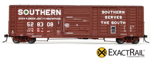 X - PS 50' Waffle Box Car : SOU - ExactRail Model Trains - 4