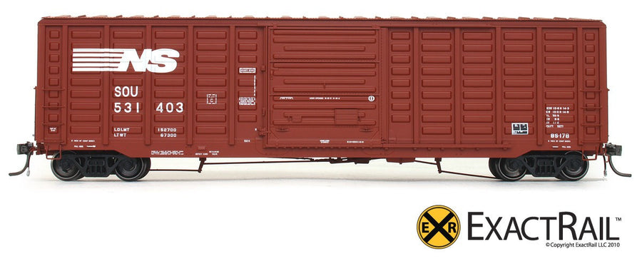 HO Scale: P-S 5277 "Waffle" Boxcar - NS