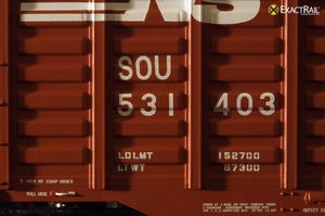 PS 50' Waffle Boxcar : NS - ExactRail Model Trains - 6