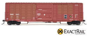 PS 50' Waffle Boxcar : DME - ExactRail Model Trains - 2