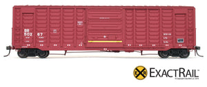 PS 50' Waffle Boxcar : BR - ExactRail Model Trains - 2
