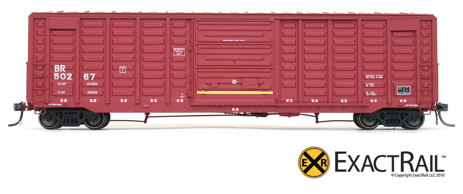 HO Scale: P-S 5277 "Waffle" Boxcar - BR
