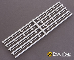 Details - Door tracks, double 8' plug door - ExactRail Model Trains - 2