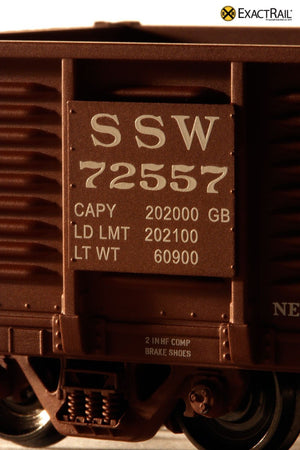 Gunderson 2420 Gondola : SSW - ExactRail Model Trains - 5