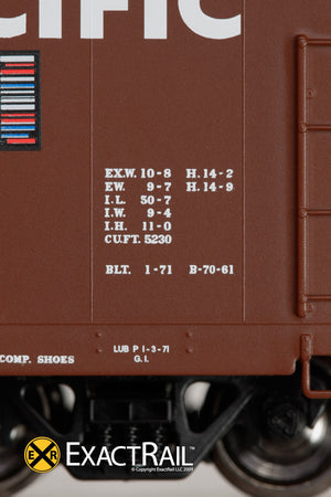 X - Gunderson 5200 Box Car : SP - ExactRail Model Trains - 6