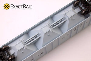 X - PS-2CD 4427 Covered Hopper : DRGW - ExactRail Model Trains - 5