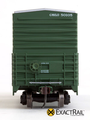 X - Gunderson 5200 Box Car : GM&O - ExactRail Model Trains - 5
