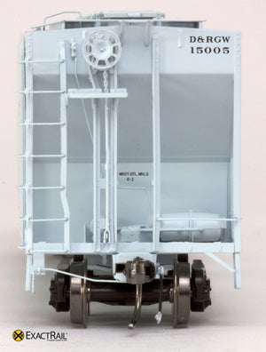 X - PS-2CD 4427 Covered Hopper : DRGW - ExactRail Model Trains - 2