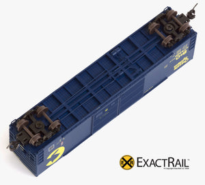 X - N - Gunderson 5200 Box Car : B&O - ExactRail Model Trains - 4