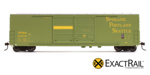 X - Gunderson 5200 Box Car : SP&S - ExactRail Model Trains - 3