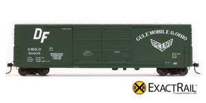 X - Gunderson 5200 Box Car : GM&O - ExactRail Model Trains - 6