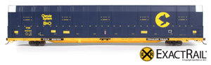 X - Vert-A-Pac Autorack : B&O - ExactRail Model Trains - 5