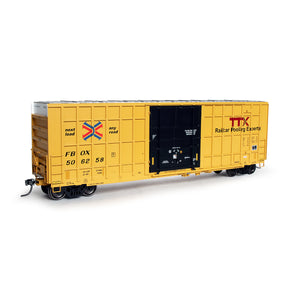 HO Scale: Trinity 6275 Boxcar - TTX/FBOX '2012 As-Delivered'